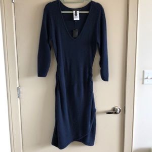 Navy BCBG sweater dress